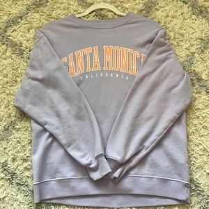 Hollister oversized Santa Monica crewneck